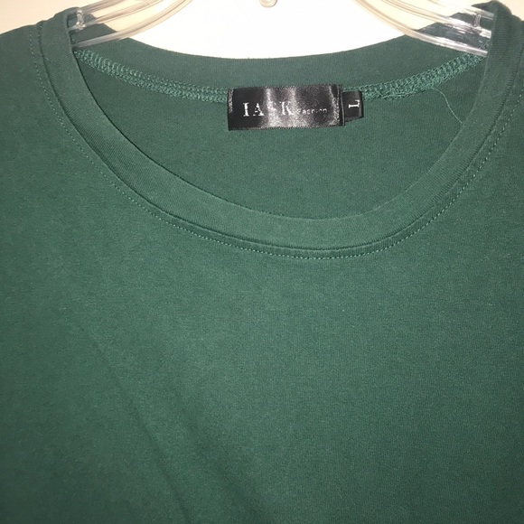 BEAUTIFUL GREEN KNOTTED T-SHIRT DRESS - Picture 3 of 4